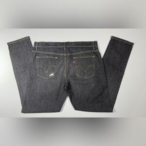 Y2K Levi's Woman’s Dark Gray Straight Jeans 🤠